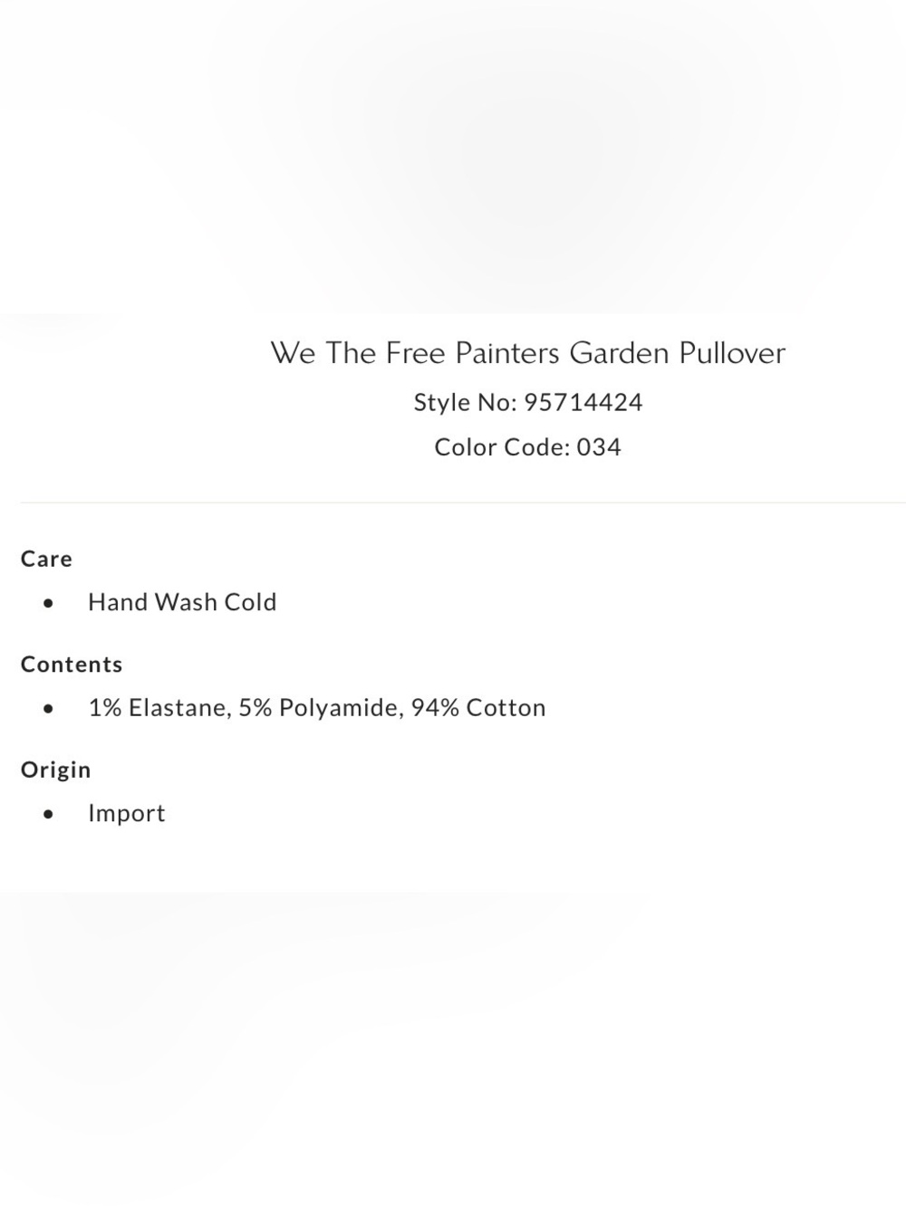 Free People XS We the Free Painters Garden Pullover in Lime 🍋🟩 Combo Oversized - Picture 6 of 6